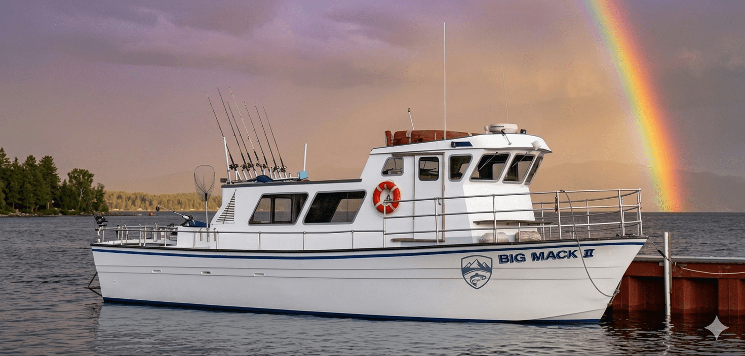 Fishing Charter Boat Lake Tahoe